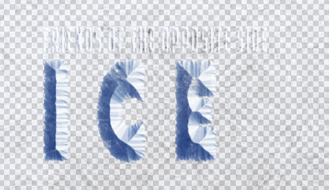 Photoshop 氷でできた文字 アイステキスト の作成方法 チャプター エイト