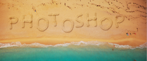 Photoshop 砂浜に文字が描かれたようにする方法 チャプター エイト