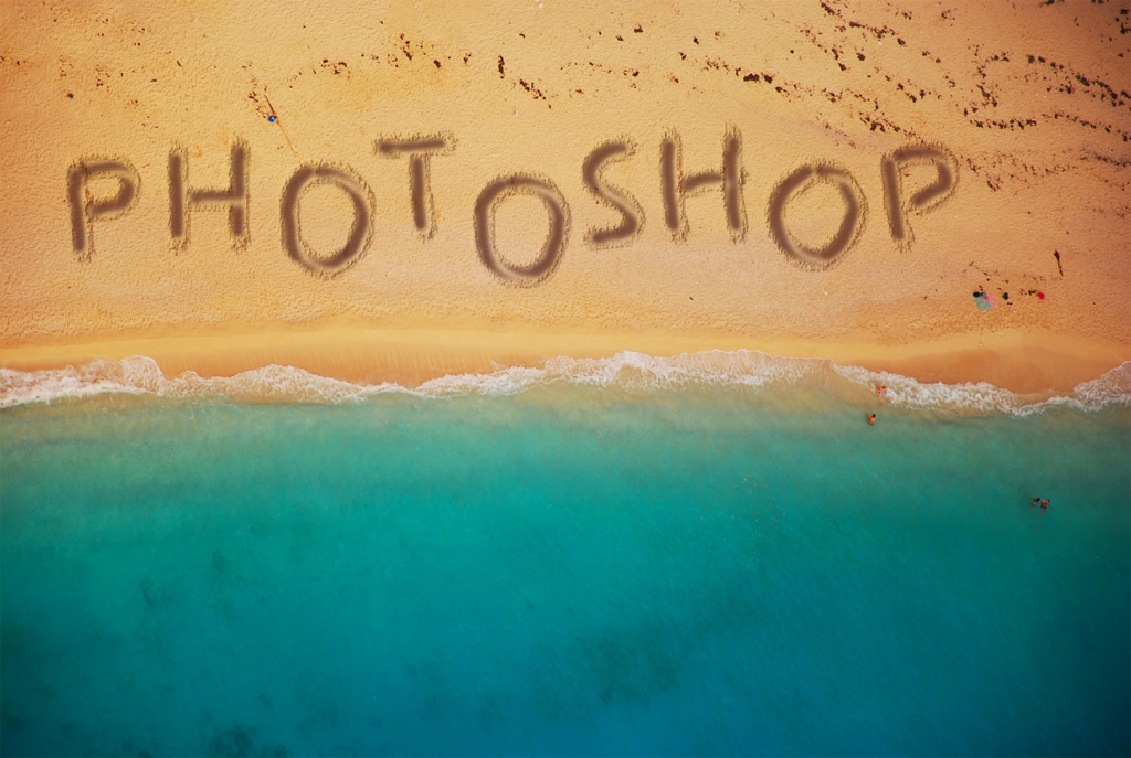 Photoshop 砂浜に文字が描かれたようにする方法 チャプター エイト